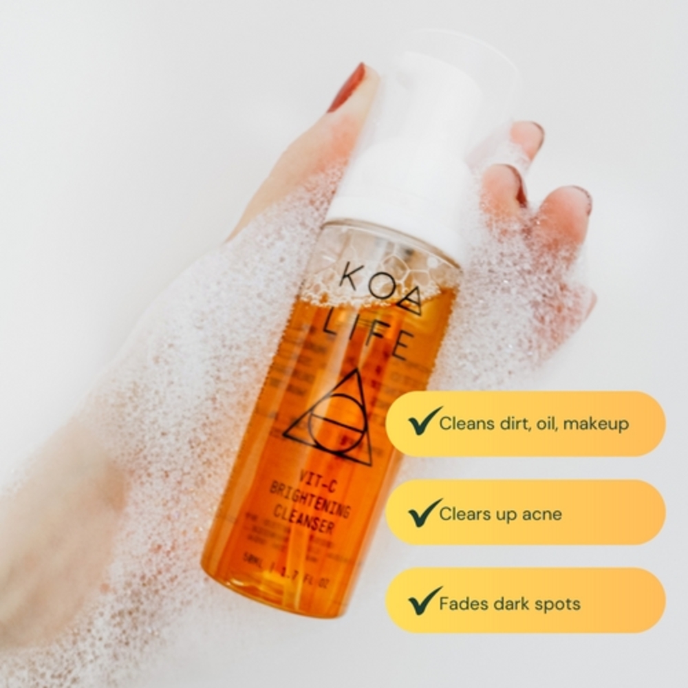 KOA LIFE Vit-C Brightening Cleanser, 100ml/3.38fl oz - Picture 8 of 10